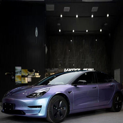 Metallic Grey Purple